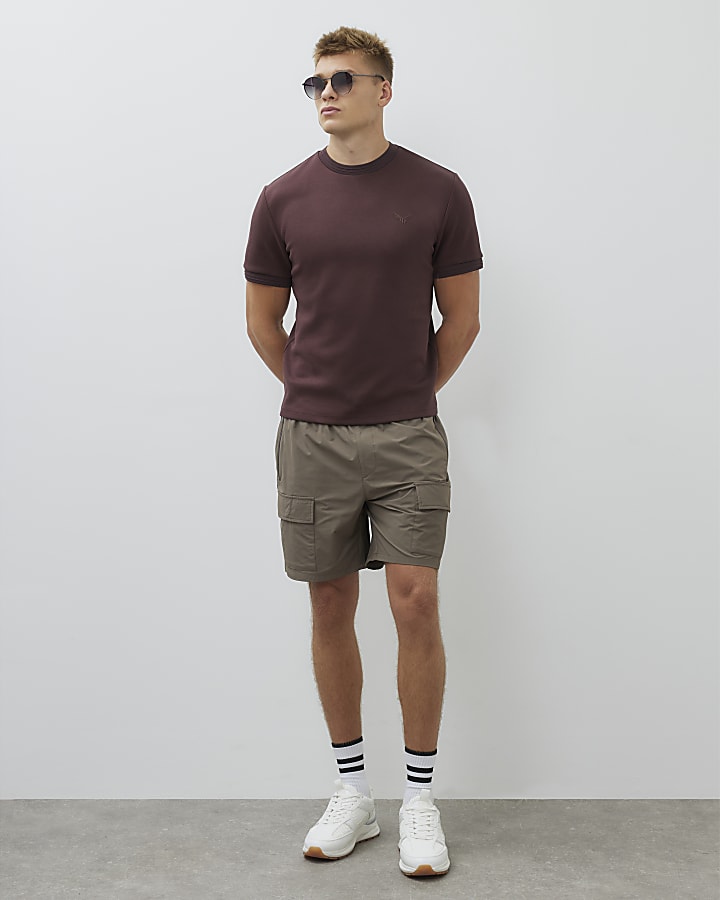 Red Slim Fit Short Sleeve T-Shirt