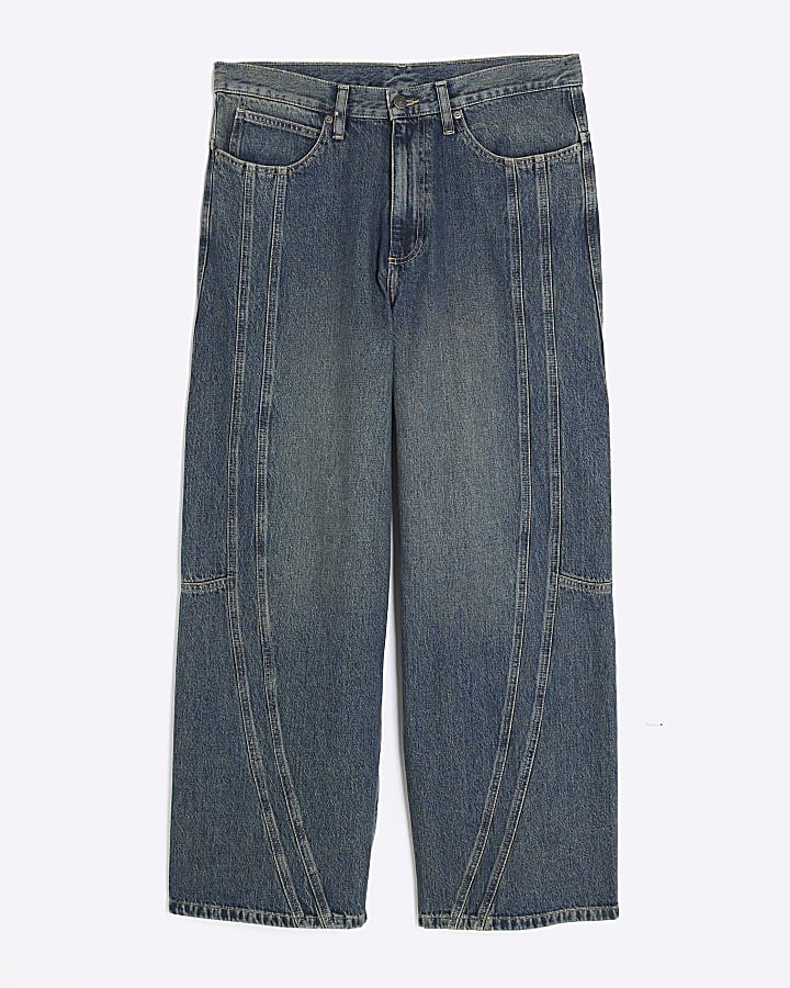 Blue Super Baggy Jeans