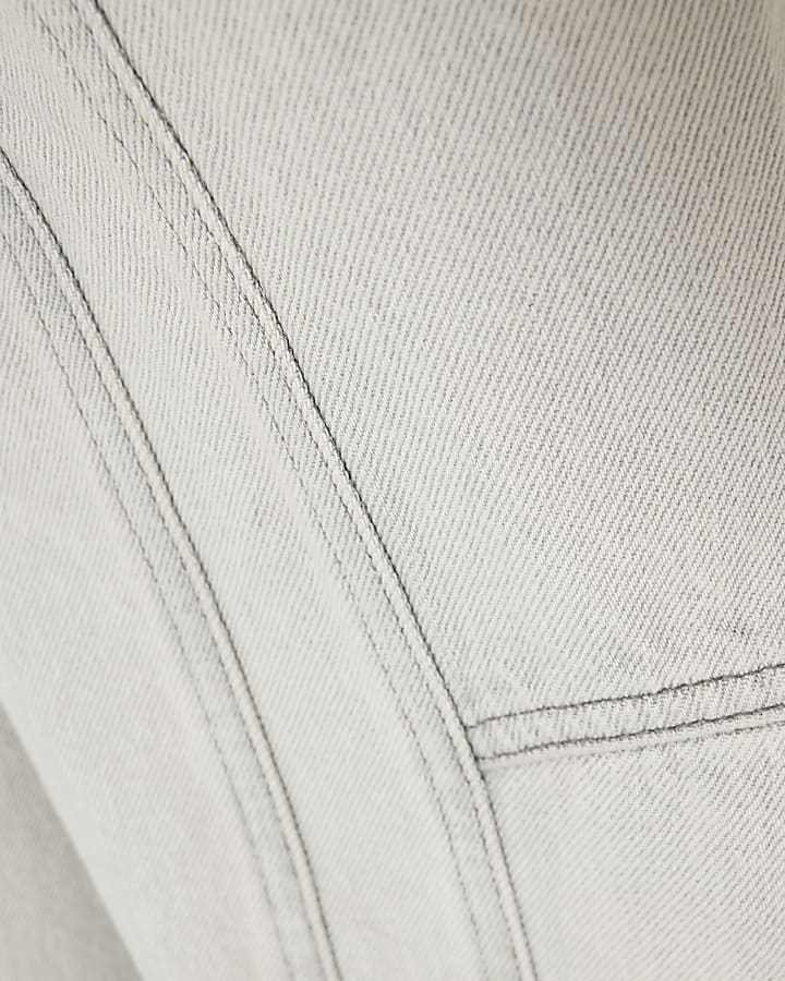 Grey Super Baggy Jeans