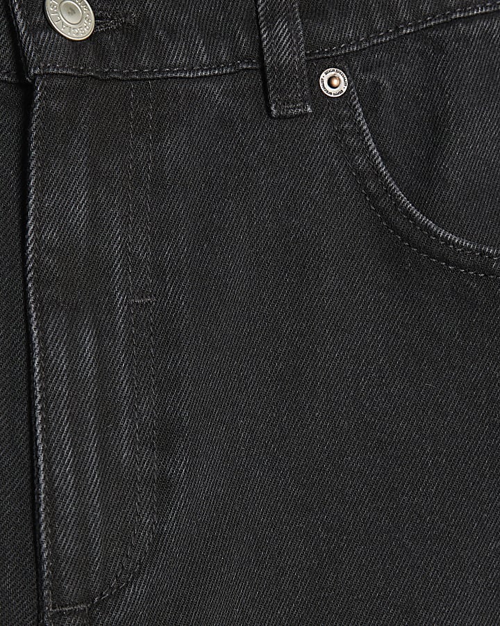 Black Barrel Leg Jeans