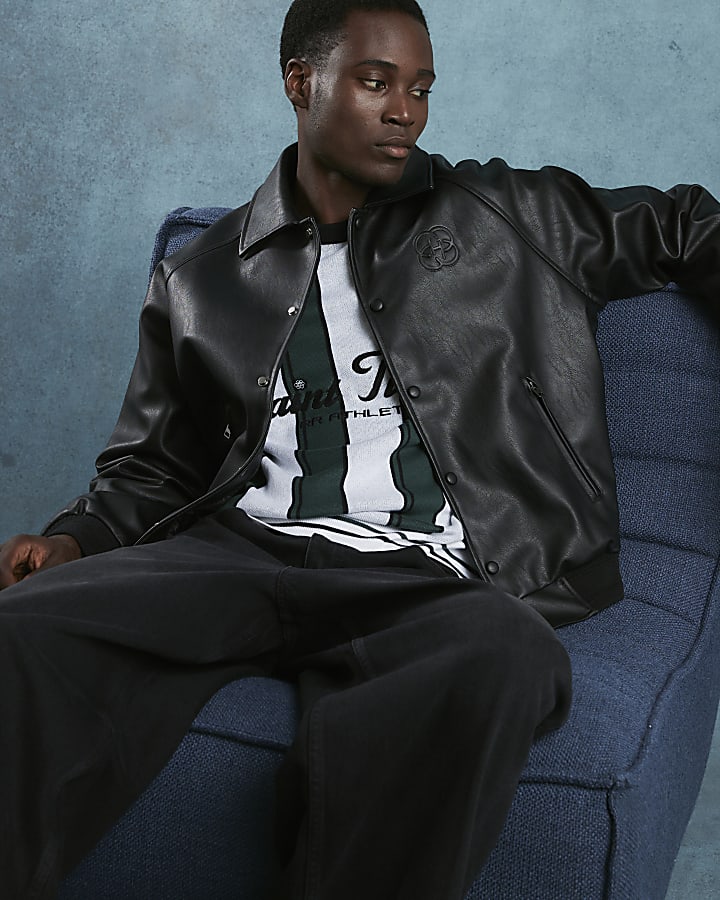 Black Barrel Leg Jeans