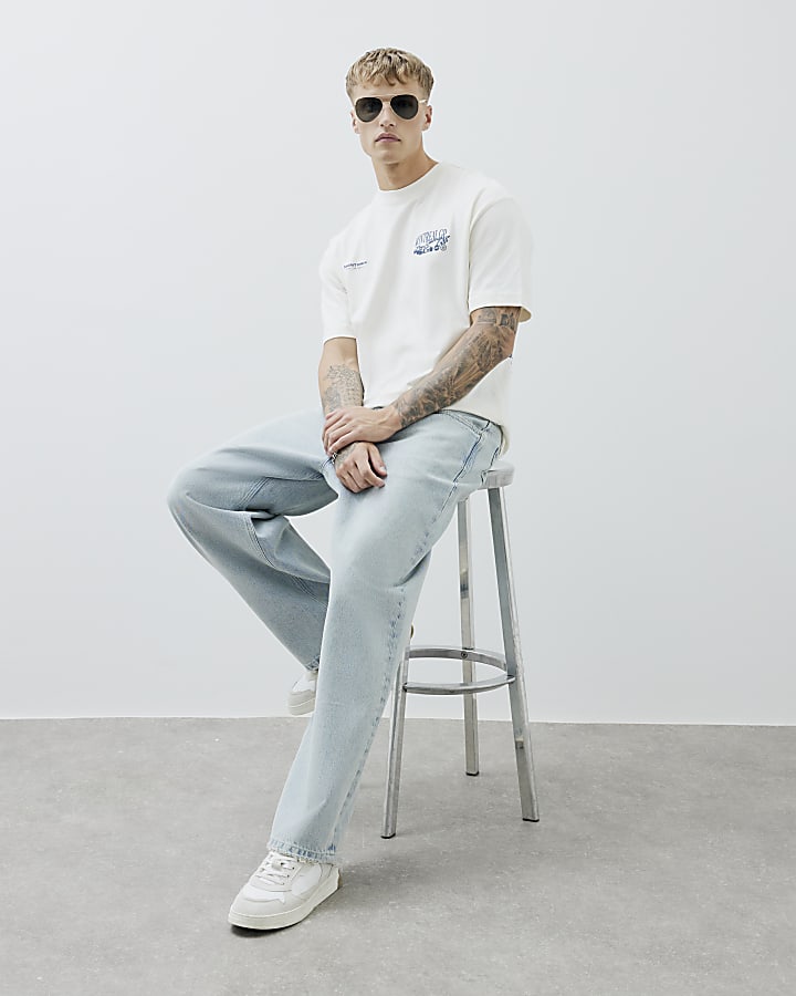 Cream Regular Fit Montreal T-Shirt
