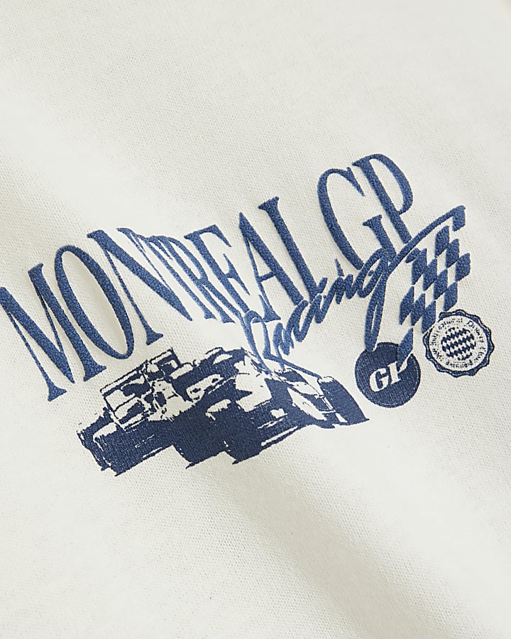 Cream Regular Fit Montreal T-Shirt