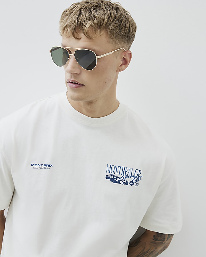 Cream Regular Fit Montreal T-Shirt