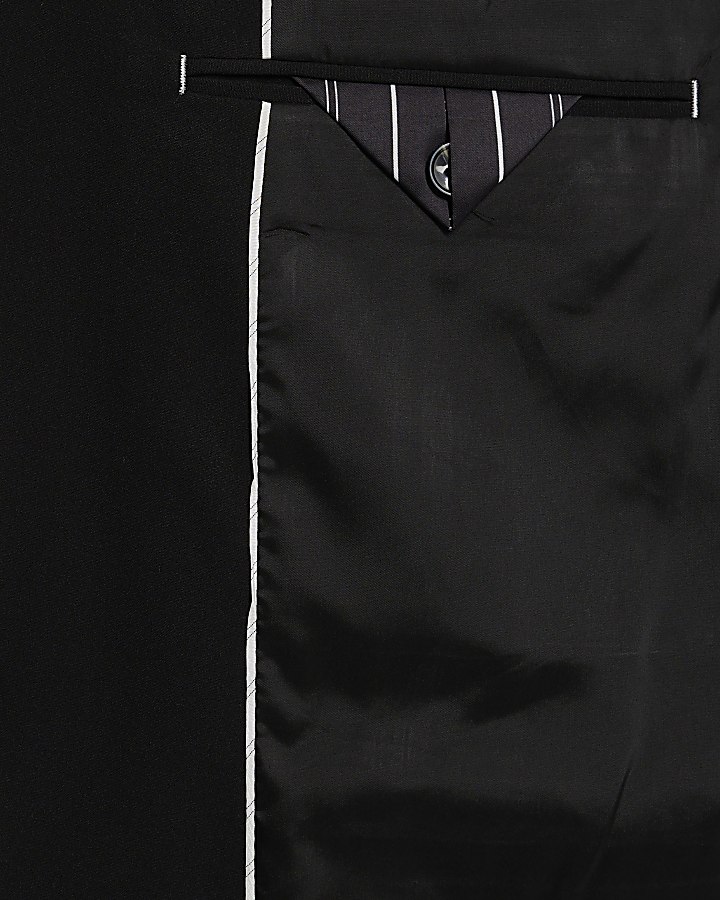 Black Skinny Fit Suit Jacket