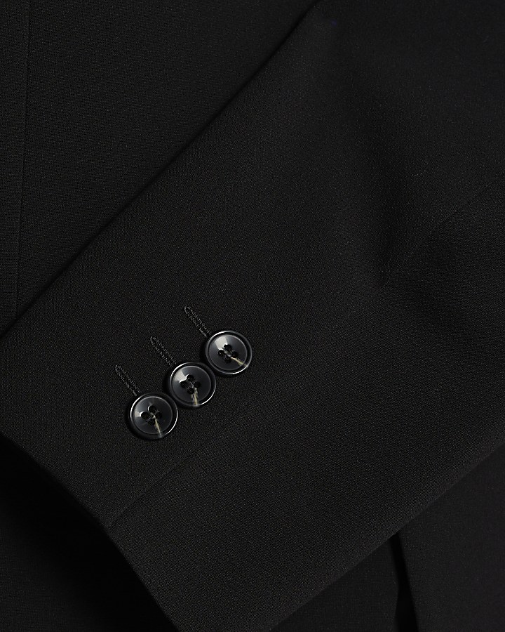 Black Skinny Fit Suit Jacket