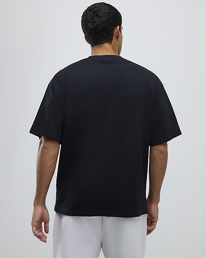 Black Oversized Fit Pack Of 3 T-Shirts