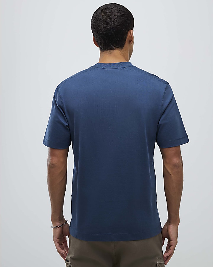 Blue Regular Fit T-Shirt