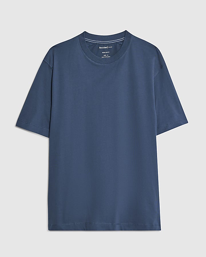 Blue Regular Fit T-Shirt