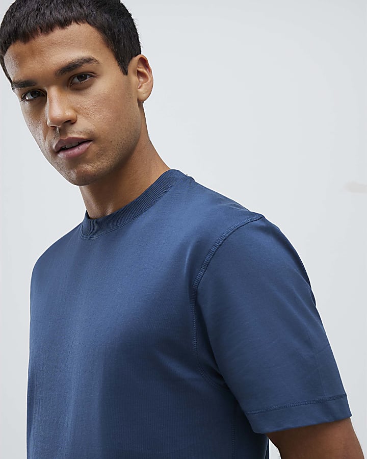 Blue Regular Fit T-Shirt