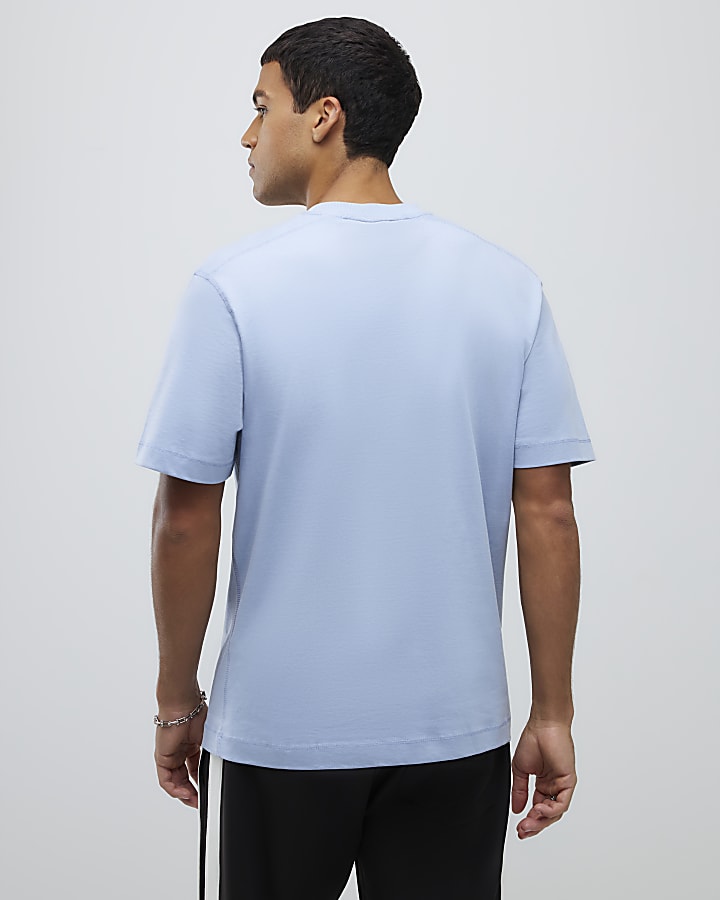 Blue Regular Fit Essential T-Shirt