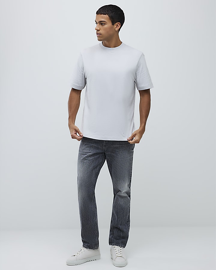Grey Regular Fit Essential T-Shirt