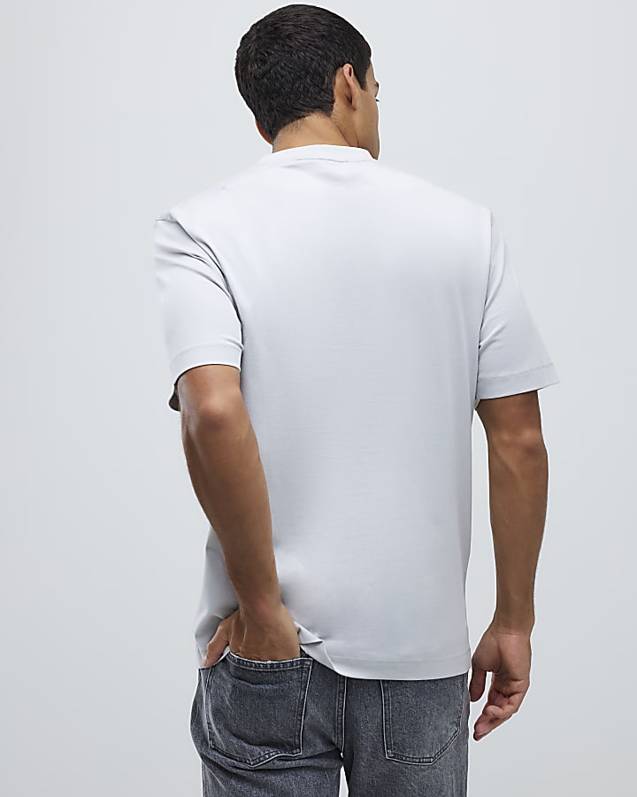 Grey Regular Fit Pack Of 3 T-Shirts