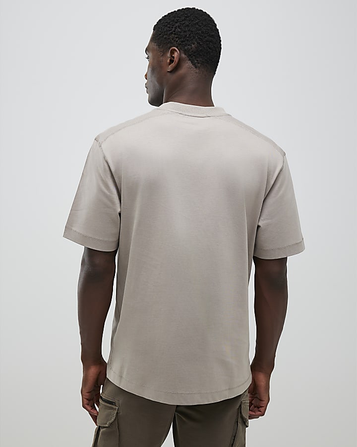 Beige Regular Fit T-Shirt