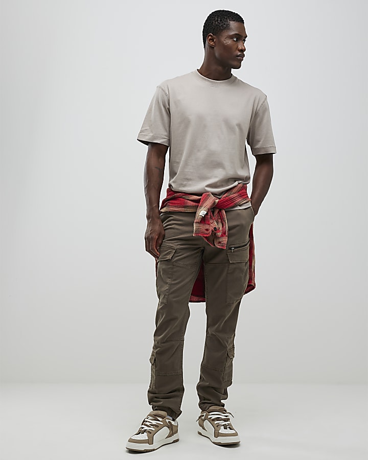 Beige Regular Fit T-Shirt