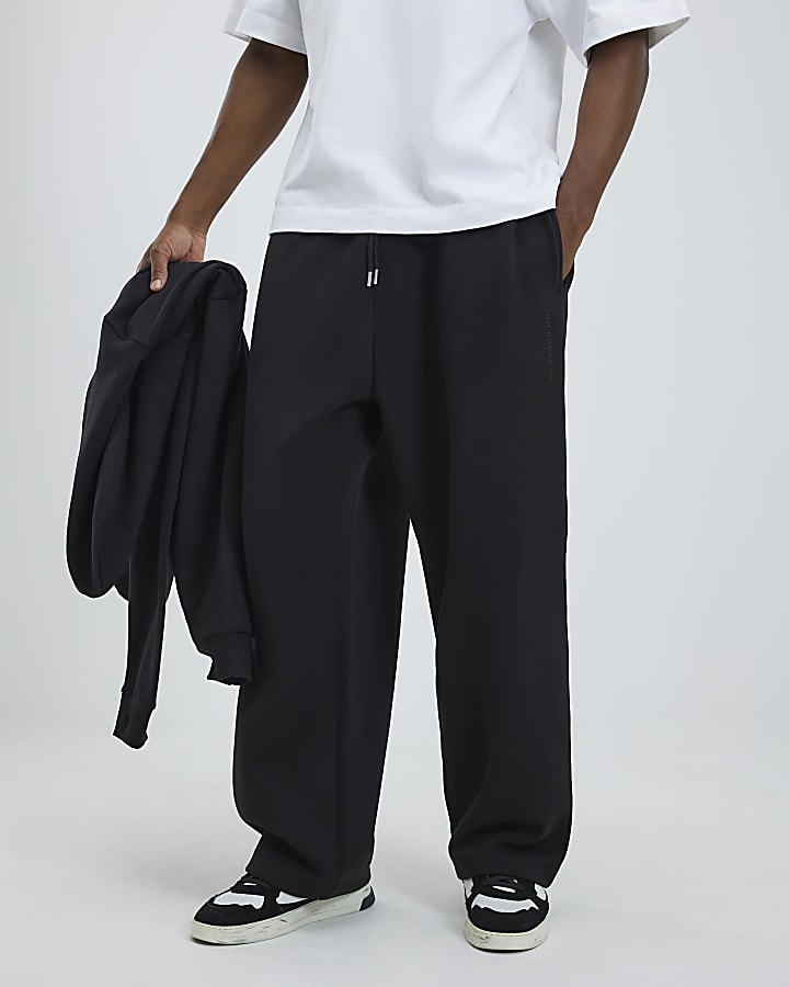 Black Wide Leg Joggers