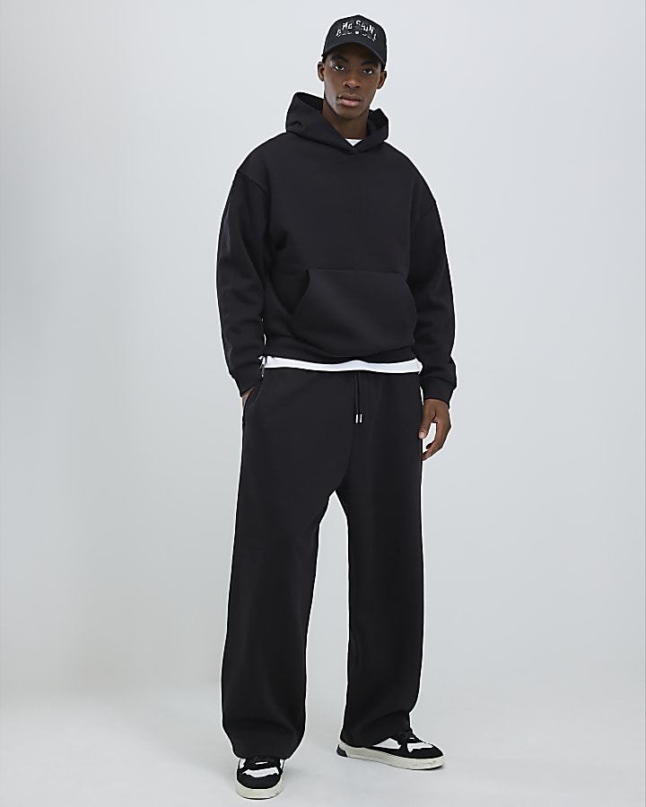 Black Wide Leg Joggers