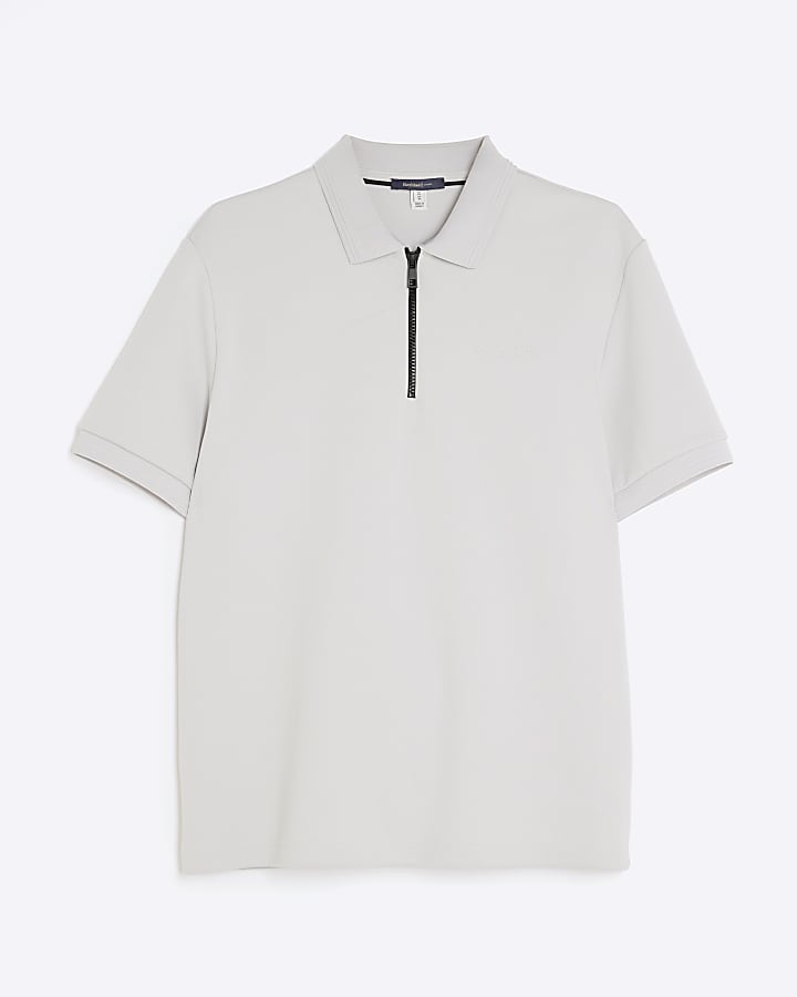 Grey Slim Fit MCMXII Polo Shirt