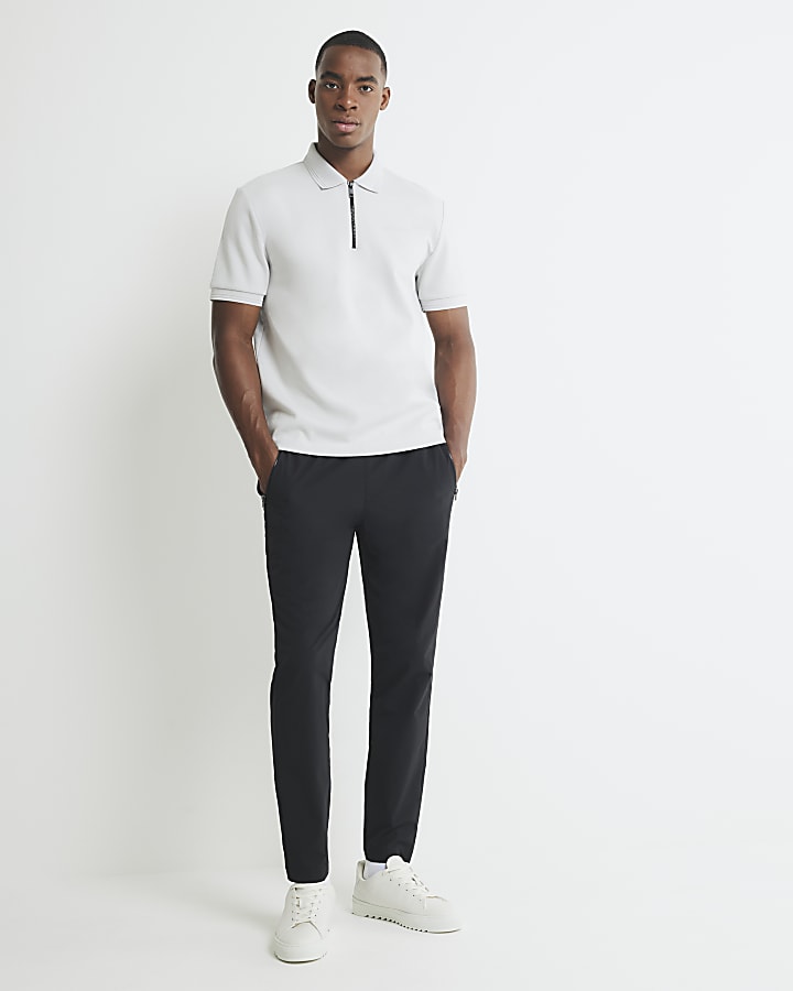 Grey Slim Fit MCMXII Polo Shirt
