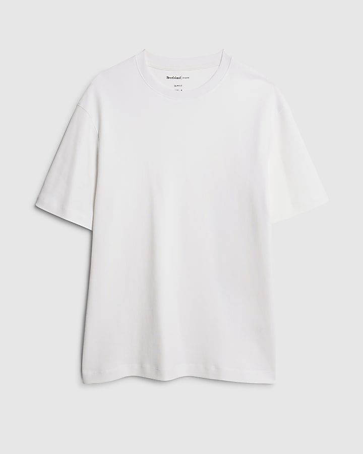 White Slim Fit T-Shirt