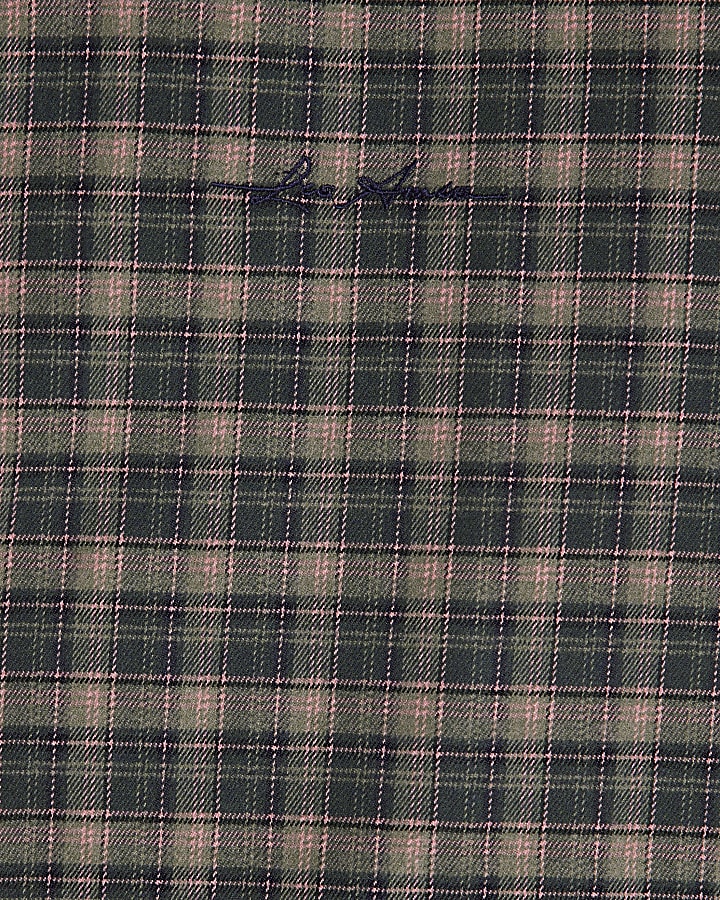 Green Regular Fit Check Long Sleeve Shirt