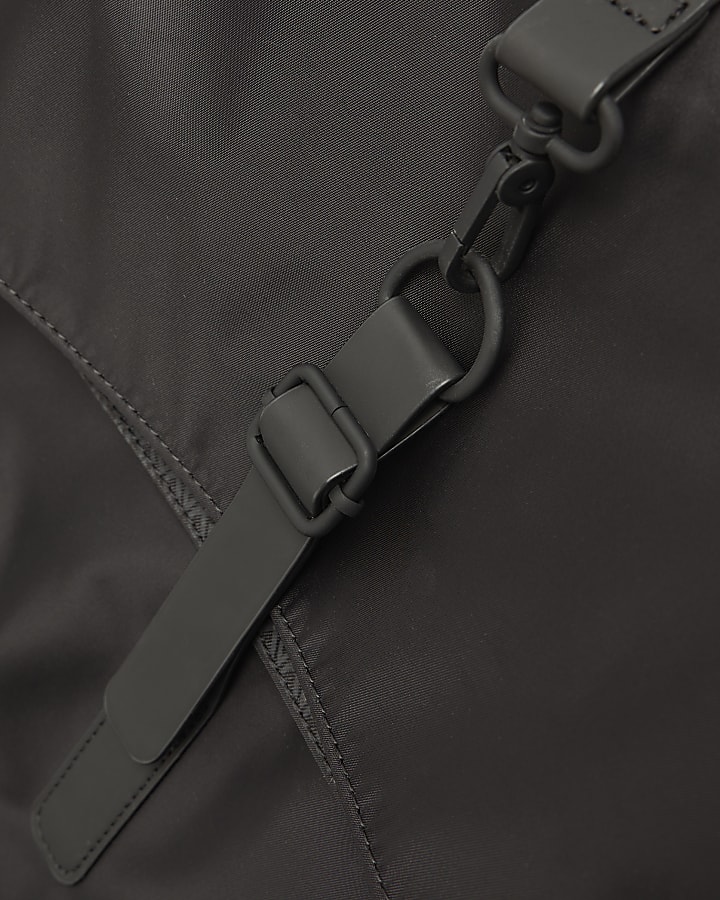 Black Roll Top Backpack