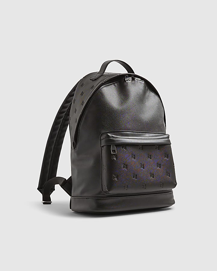 Black RR Monogram Rucksack