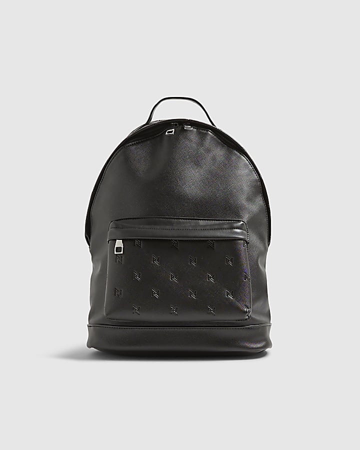 Black RR Monogram Rucksack