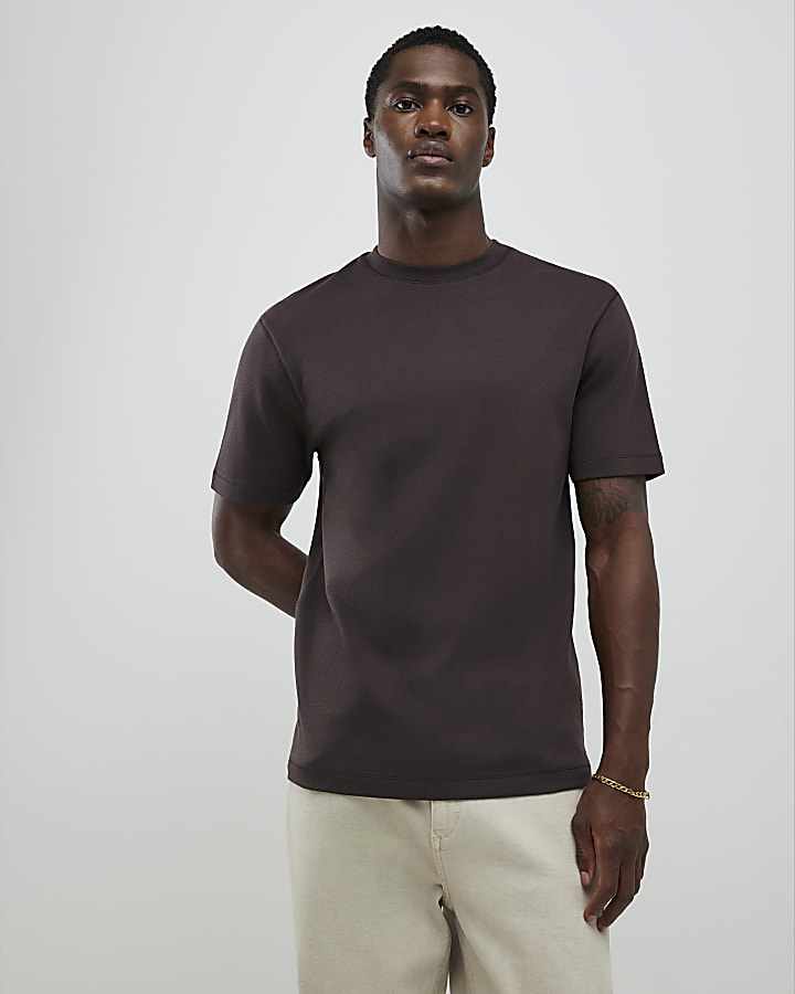 Blue Slim Fit Pack Of 4 T-Shirts