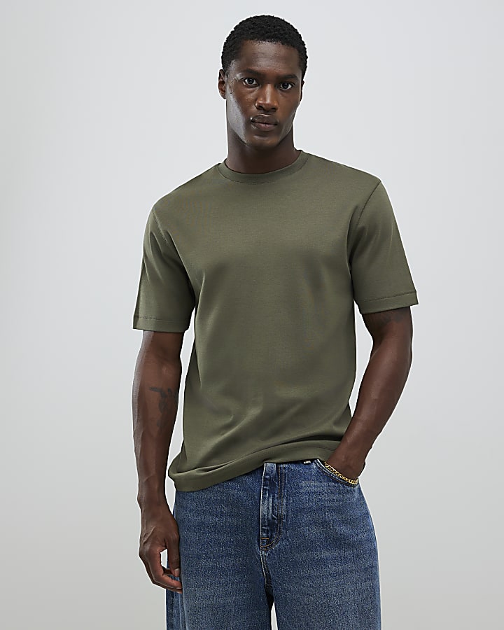 Blue Slim Fit Pack Of 4 T-Shirts