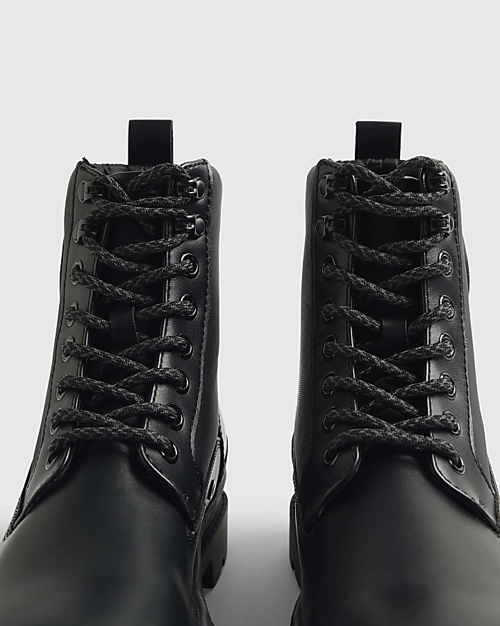 Black Quilted Boots