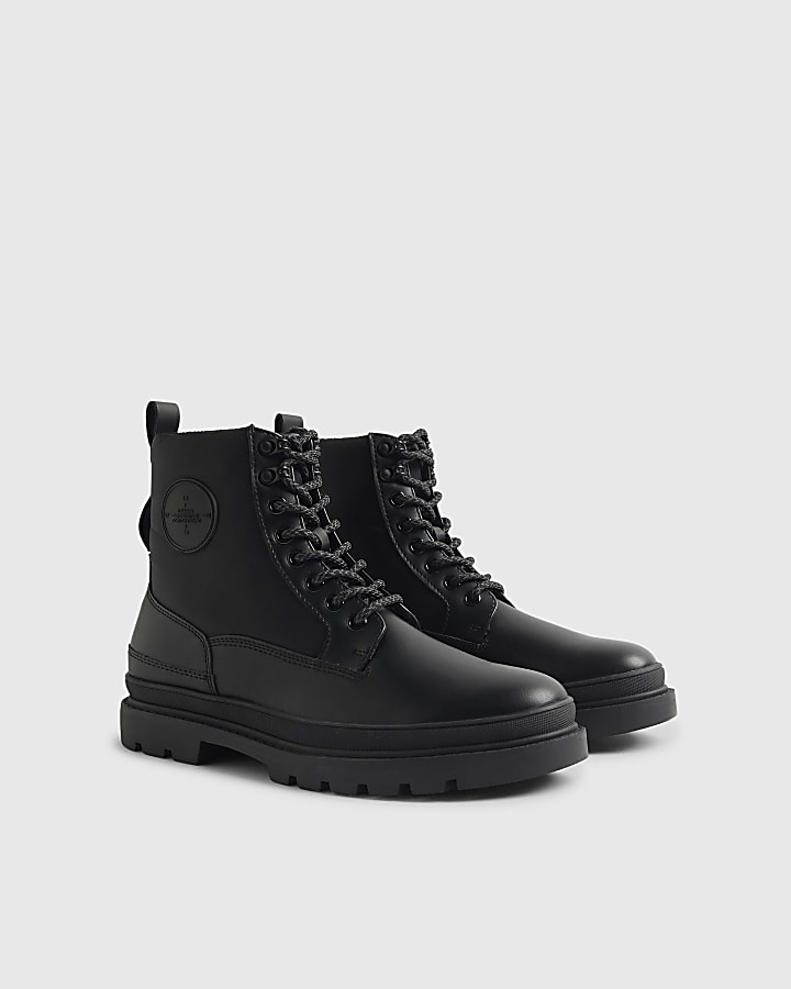 Black Quilted Boots