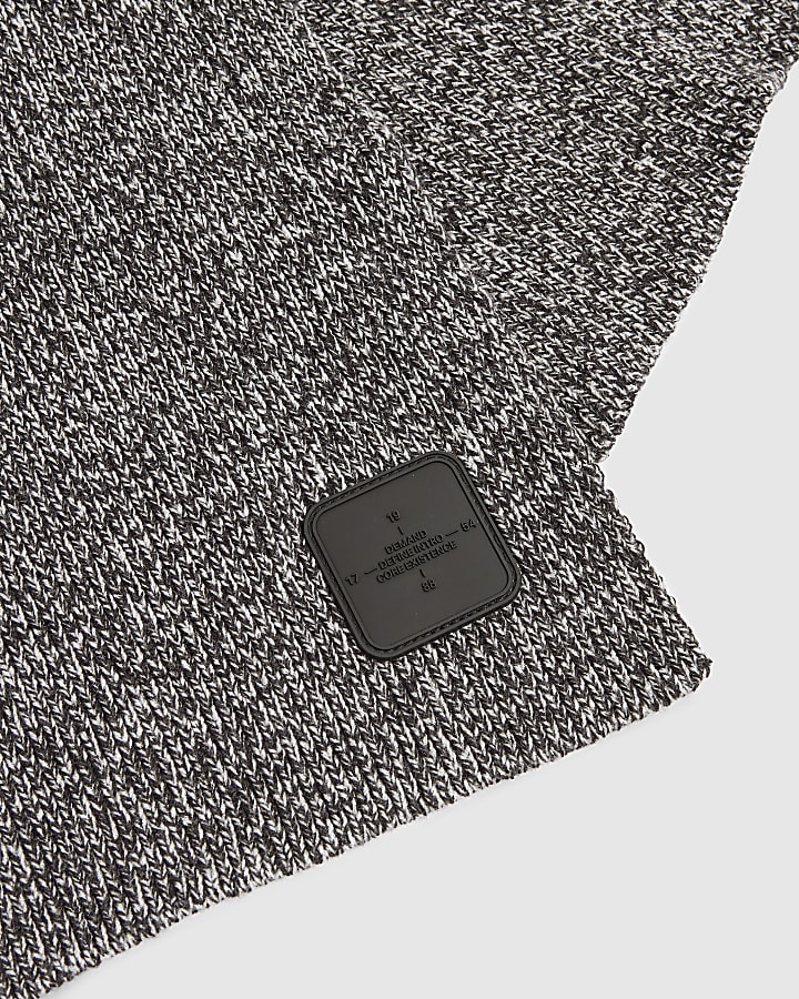 Grey Badge Scarf