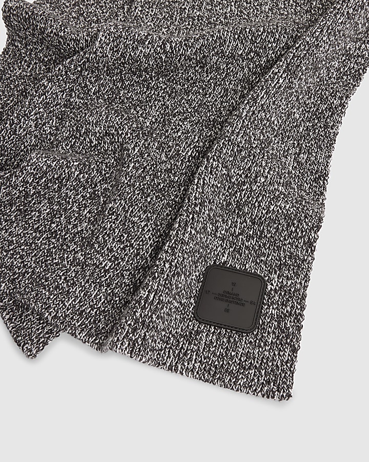 Grey Badge Scarf