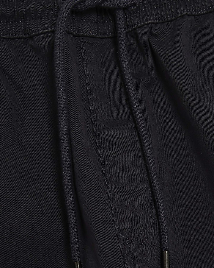 Navy Pull On Joggers