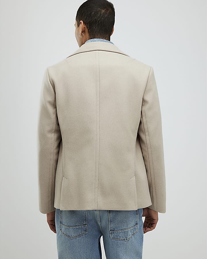 Beige Peacoat