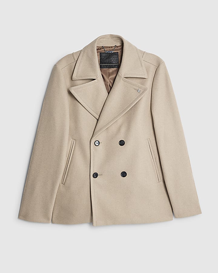 Beige Peacoat