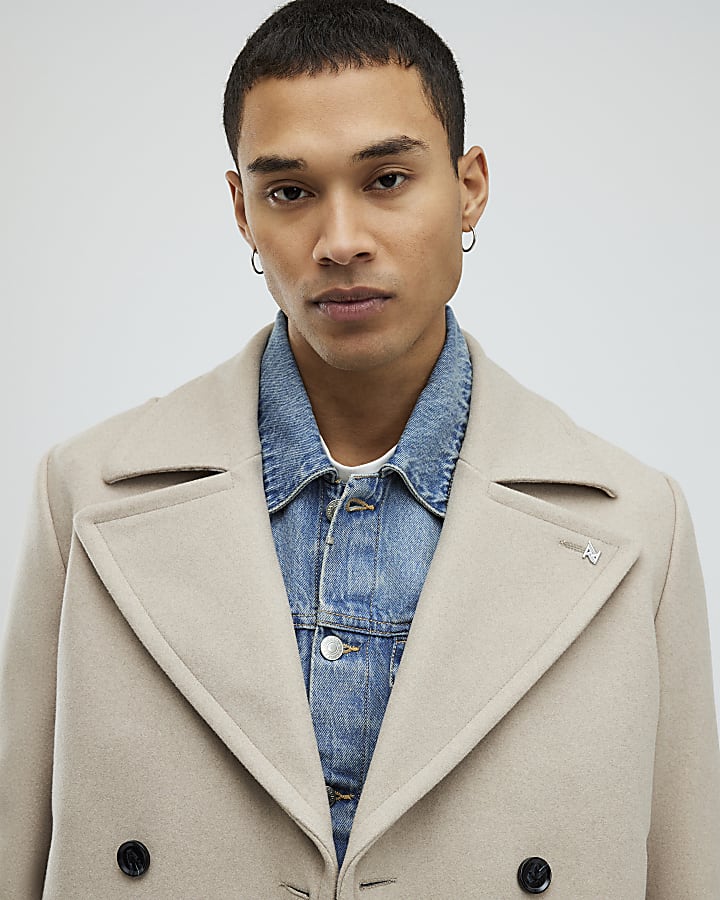 Beige Peacoat