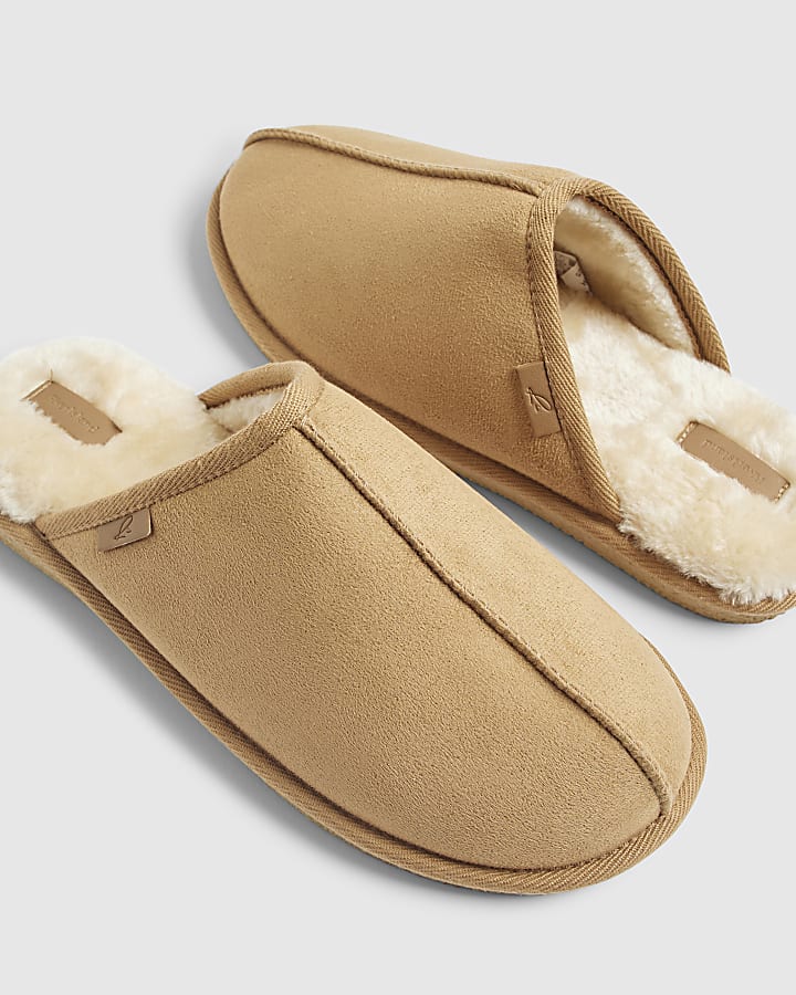 Brown Mule Slippers
