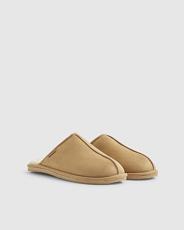 Brown Mule Slippers
