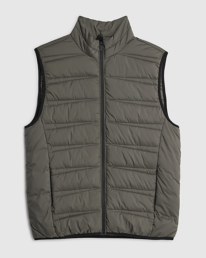 Green Puffer Gilet