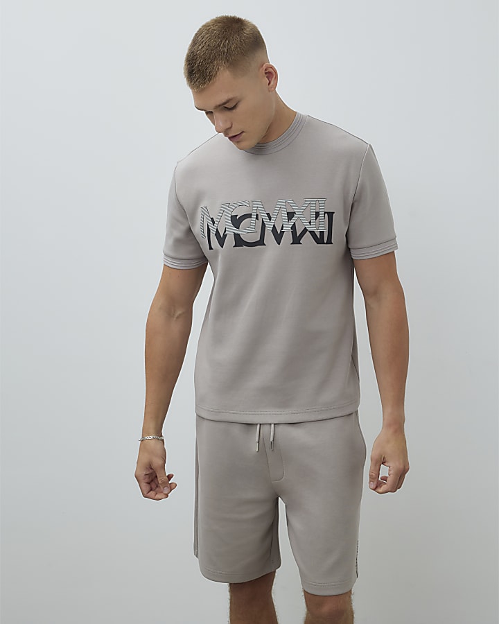Stone Slim Fit MCMXI T-Shirt