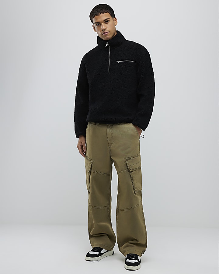 Black Oversized Fit Palais Dept Sweatshirt