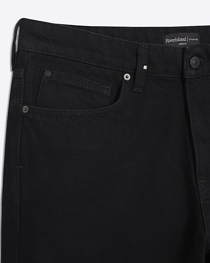 Black Loose Fit Jeans