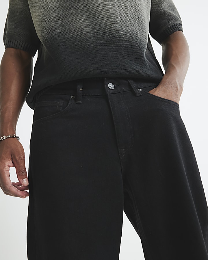 Black Loose Fit Jeans