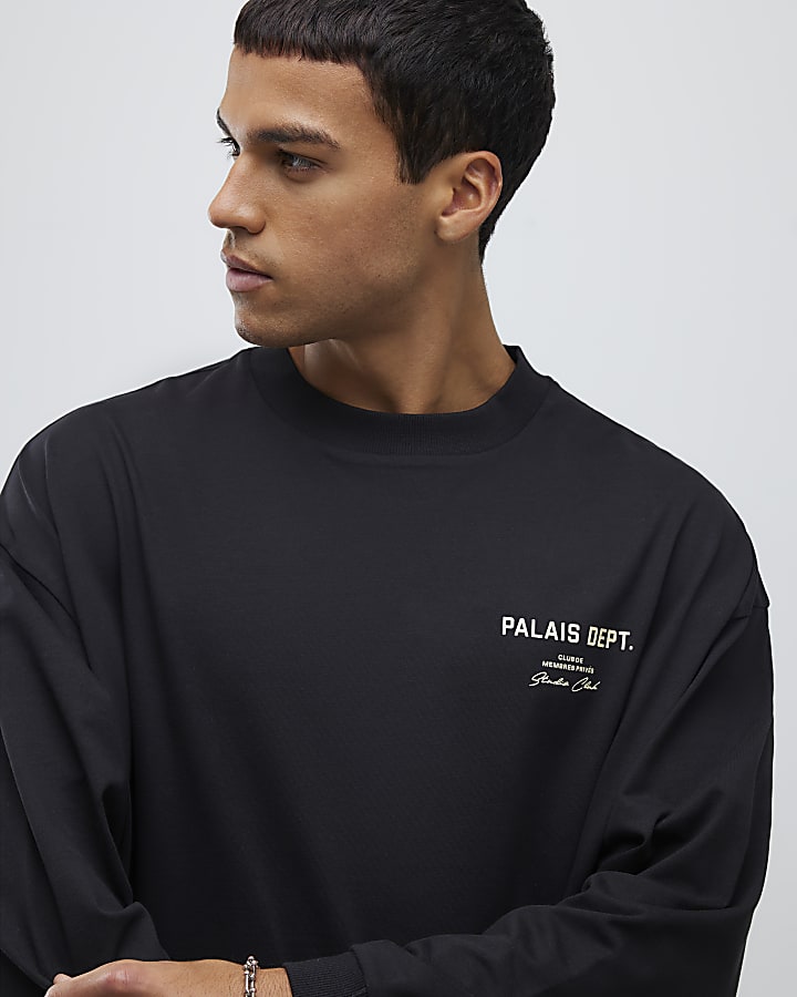 Black Oversized Fit Palais Dept T-Shirt