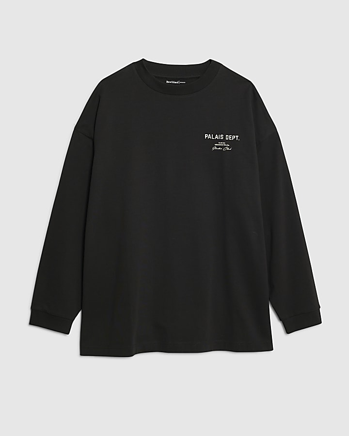 Black Oversized Fit Palais Dept T-Shirt