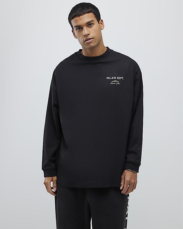 Black Oversized Fit Palais Dept T-Shirt