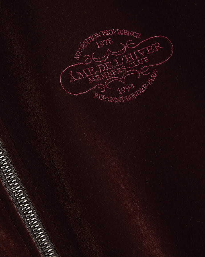 Red Velvet Harrington Jacket
