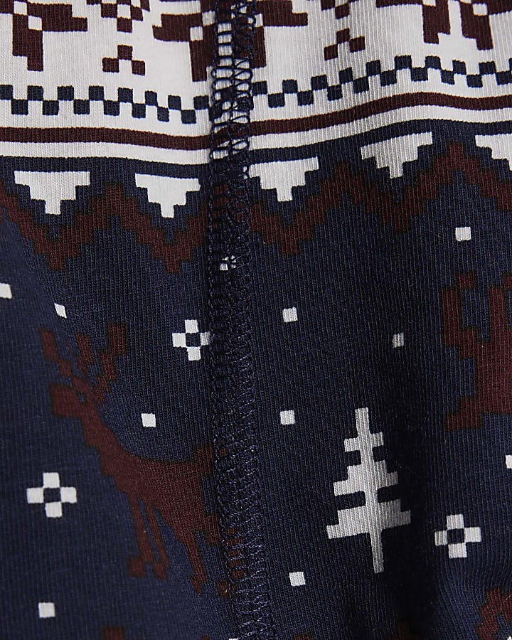 Navy Christmas Fairisle Pack Of 1 Trunks